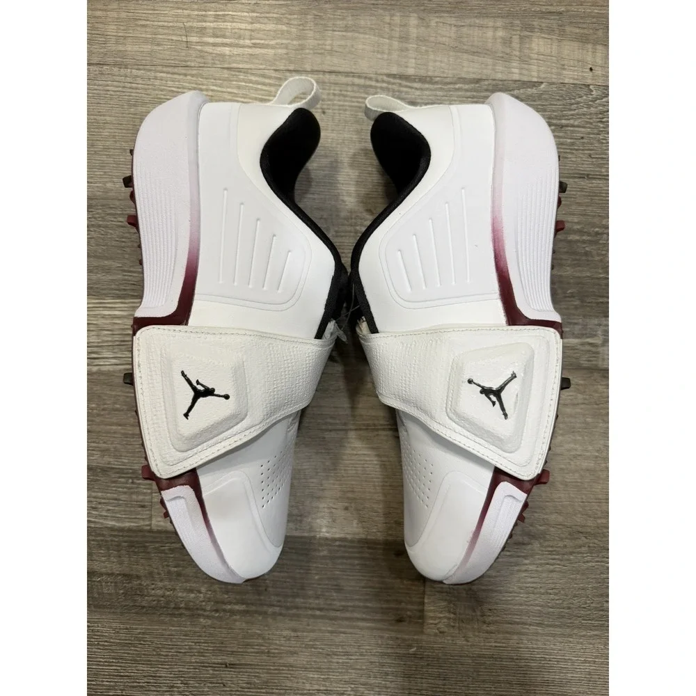 Air Jordan Rev Golf Shoes White Black Team Red Men's Size 6.5 New FV6338-104